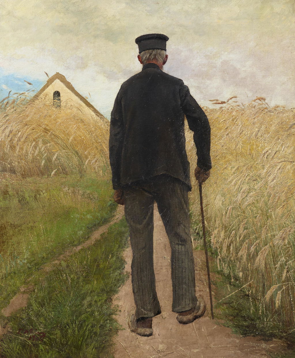 I Kornmarken (Walking in a Rye Field). Image courtesy of Christie's
