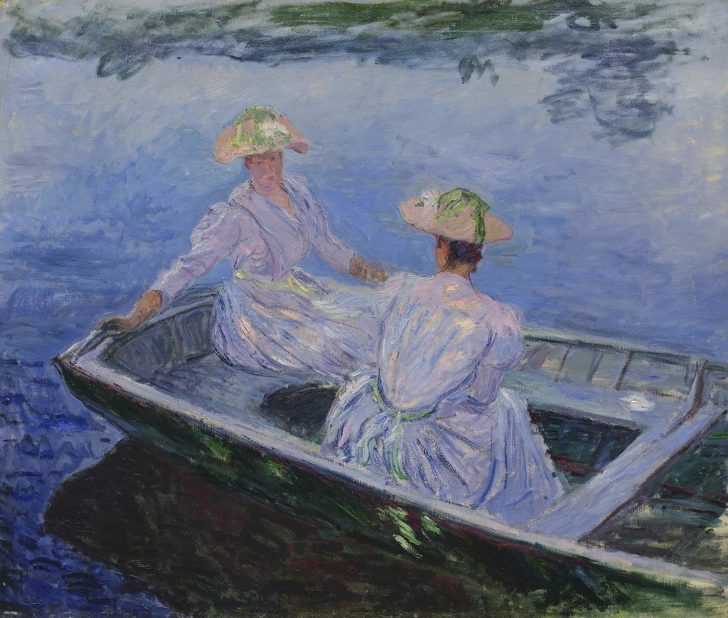 La Barque bleue by Claude Monet estimated at $20m (low) to $30m (high). Image courtesy of Sotheby's