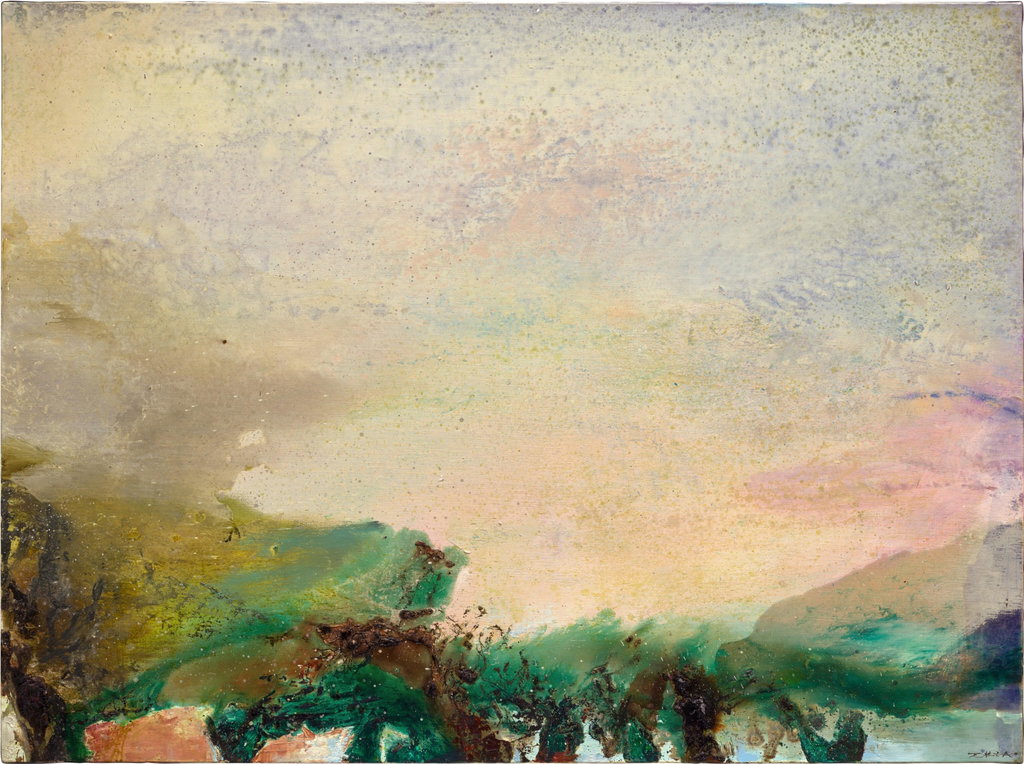 29.08.88 by Zao Wou-ki sold for $1.06m. Image courtesy of Sotheby's