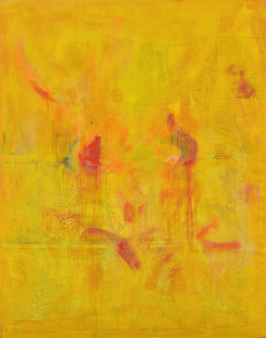 Degaulle G.E.P by Frank Bowling estimated at $792,400 (low) to $1.06m (high). Image courtesy of Christie's