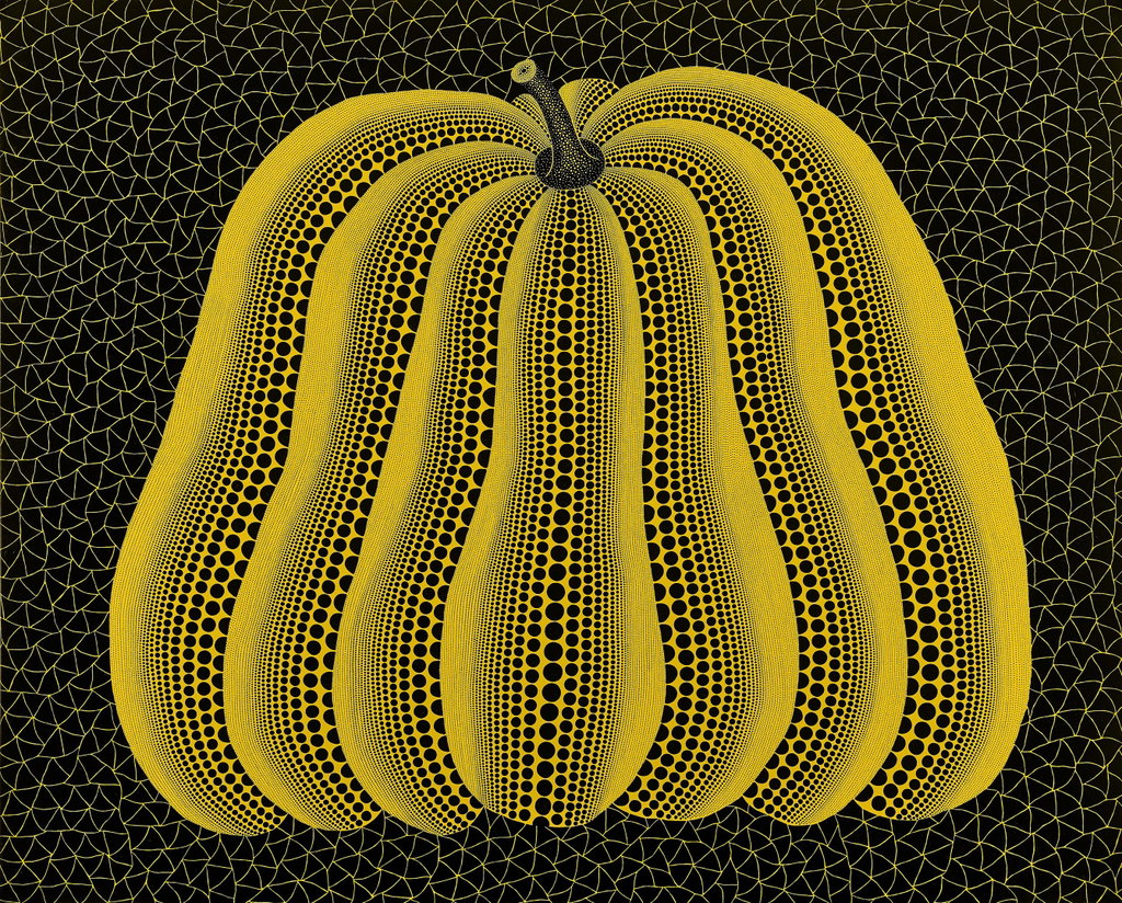 A-Pumpkin (YHP) by Yayoi Kusama estimated at $6.12m (low) to $8.67m (high). Image courtesy of Christie's