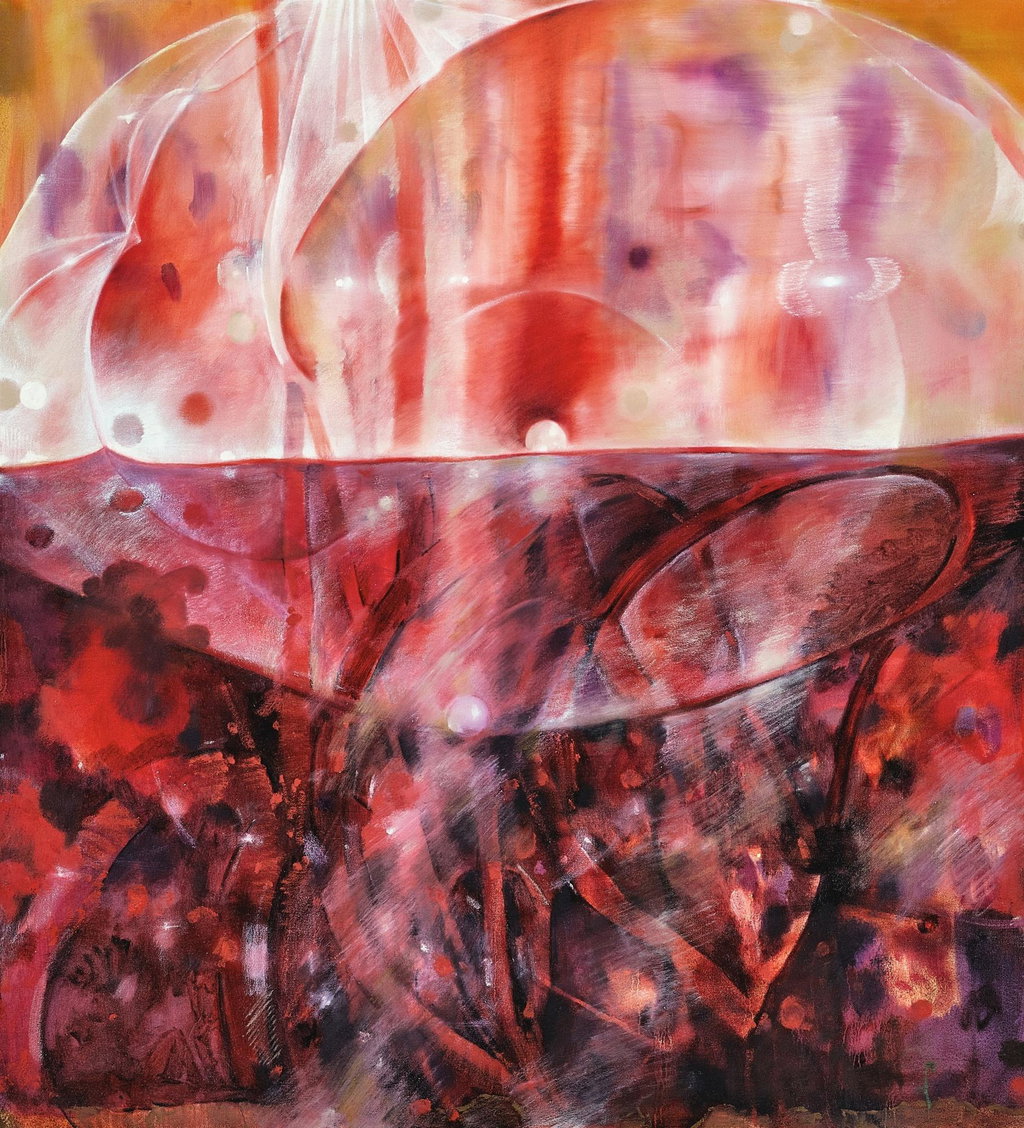 Drifted Petals on Her Lifted Mound 在死的冰上起愛的火災 (Undated). Sold for $179,500 in 2025. Image courtesy of Sotheby's