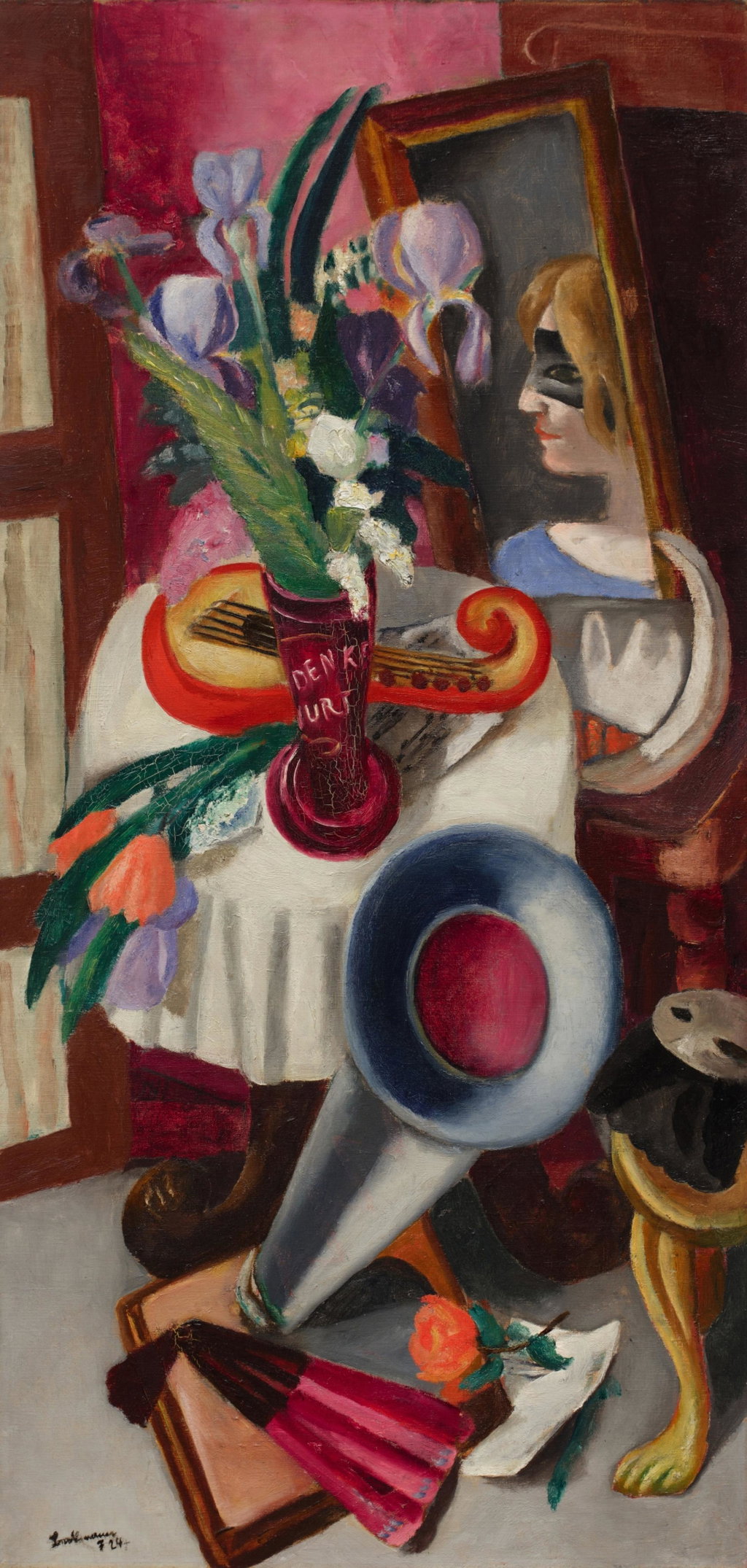 Stillleben mit Grammophon und Schwertlilien (Still Life with Gramophone and Irises). Image courtesy of Sotheby's