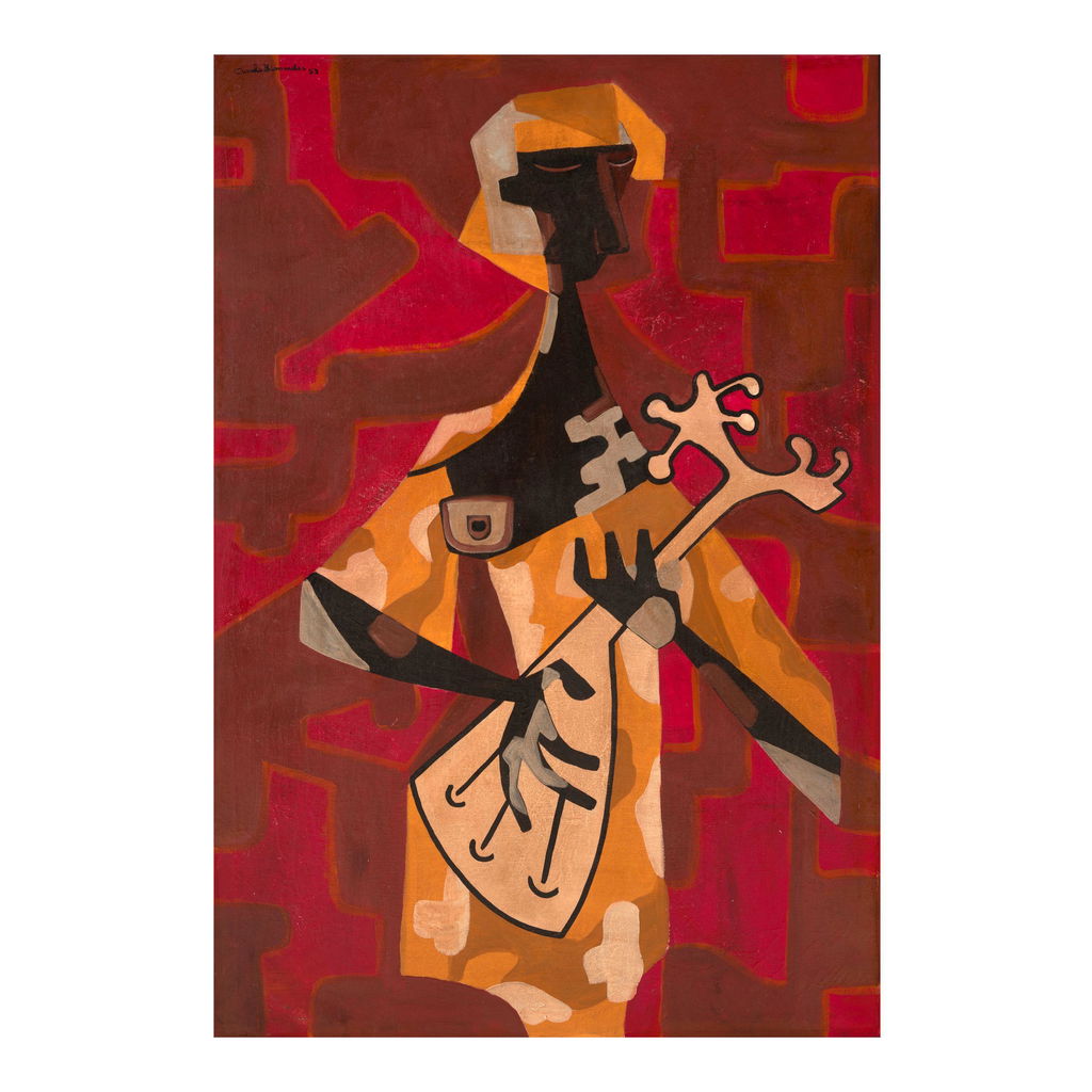 Untitled by Cundo Bermudez sold for $46,100. Image courtesy of Bonhams