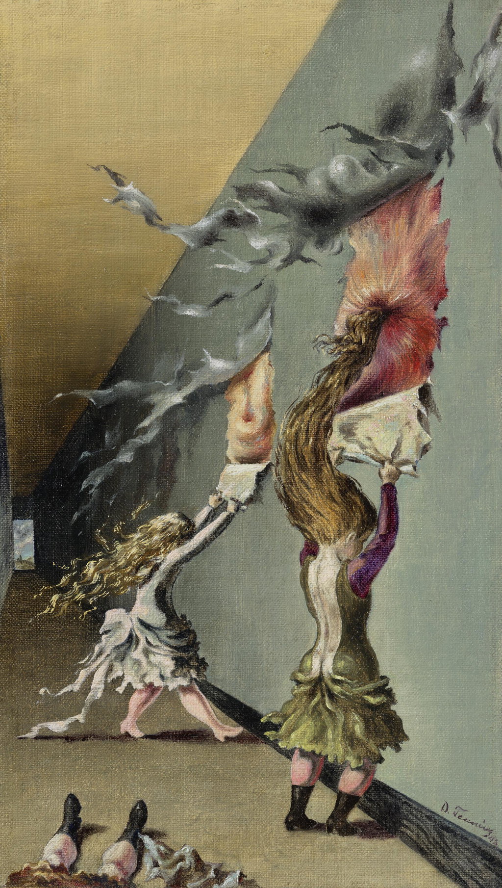 Children's Games by Dorothea Tanning sold for $6.26m. Image courtesy of Christie's