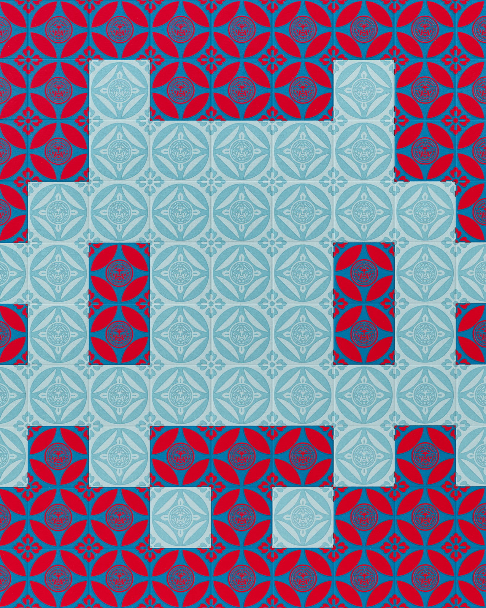 Positive Space/Negative Space (Blue/Red) image #2