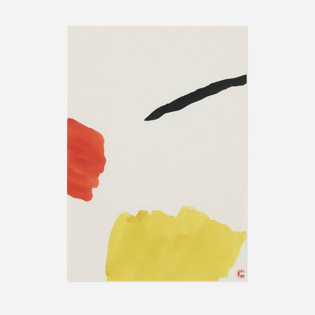 Work by Takeo Yamaguchi sold for $3,990. Image courtesy of Rago