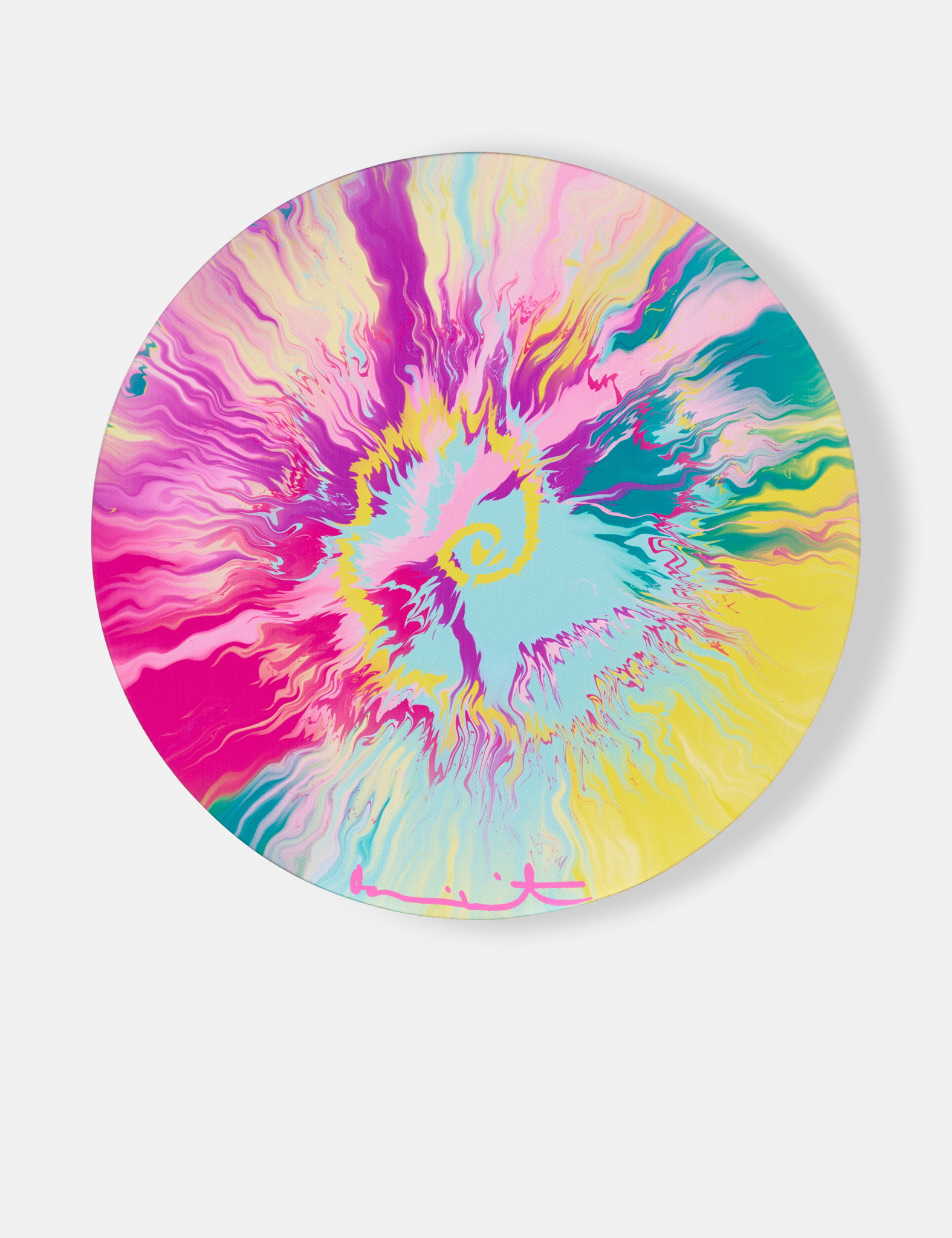 Beautiful, Perfect To Behold, Truly Heroic Bursting River Painting image #1 main image