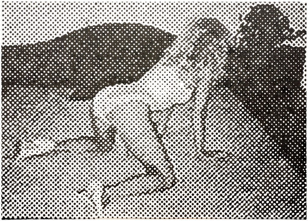 Untitled by Sigmar Polke sold for $612,700.
Image courtesy of Phillips