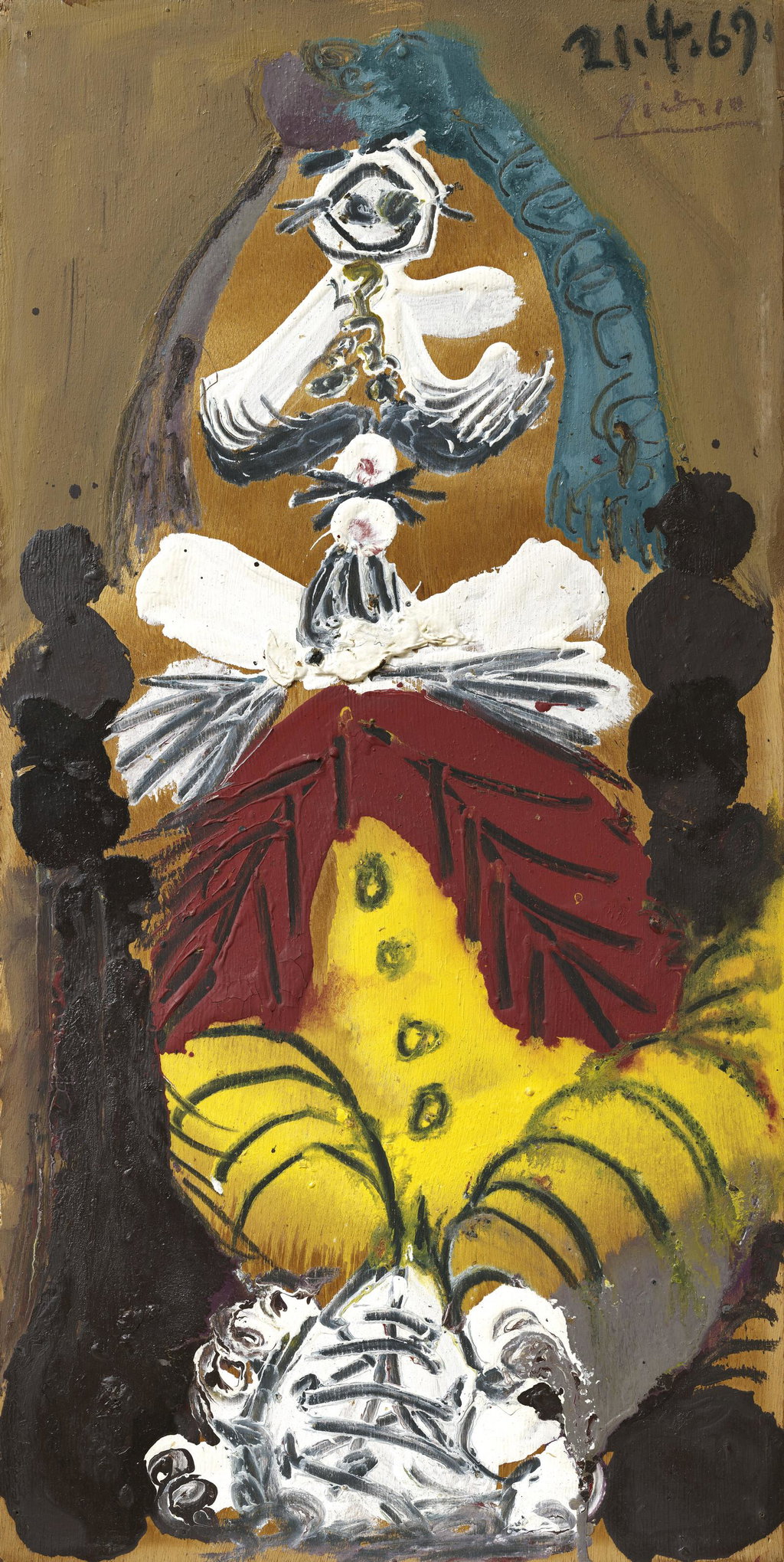 Homme assis by Pablo Picasso estimated at $1.2m (low) to $1.8m (high). Image courtesy of Christie's