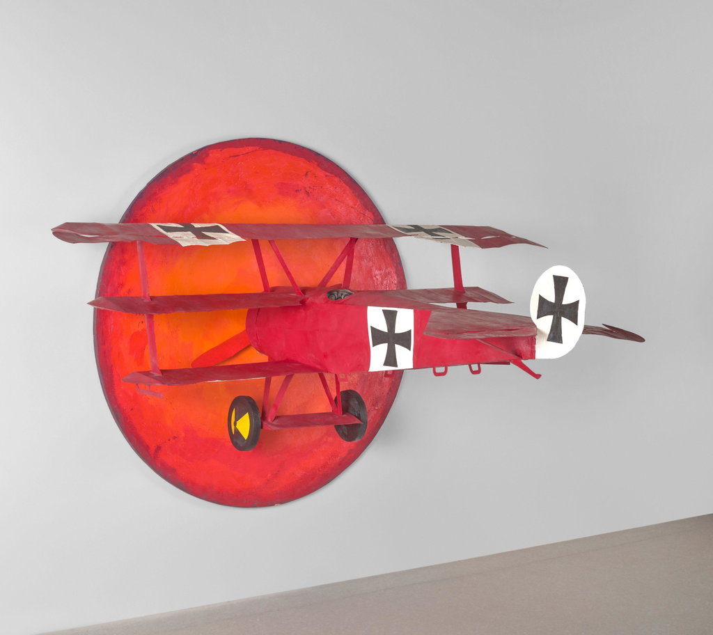 Flight of Icarus by Malcolm Morley sold for $76,700. Image courtesy of Bonhams