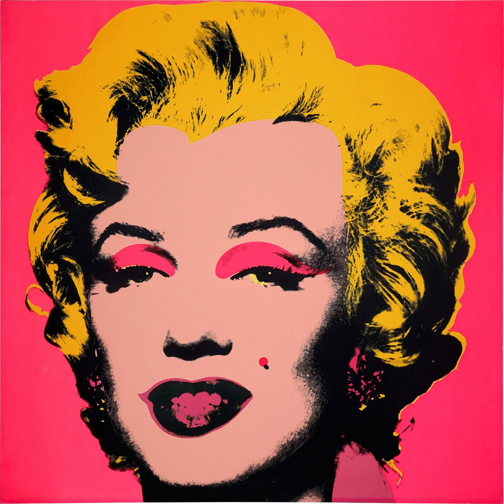 Marilyn Monroe (Marilyn) by Andy Warhol sold for $274,100. Image courtesy of Sotheby's