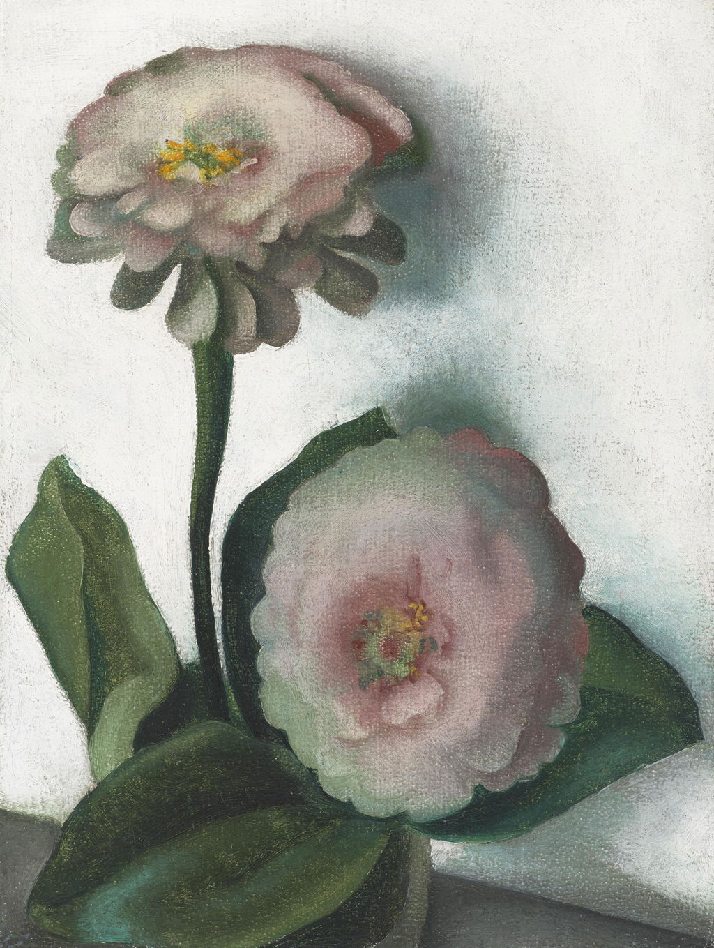 Zinnia by Georgia O'Keeffe estimated at $700,000 (low) to $1m (high). Image courtesy of Christie's