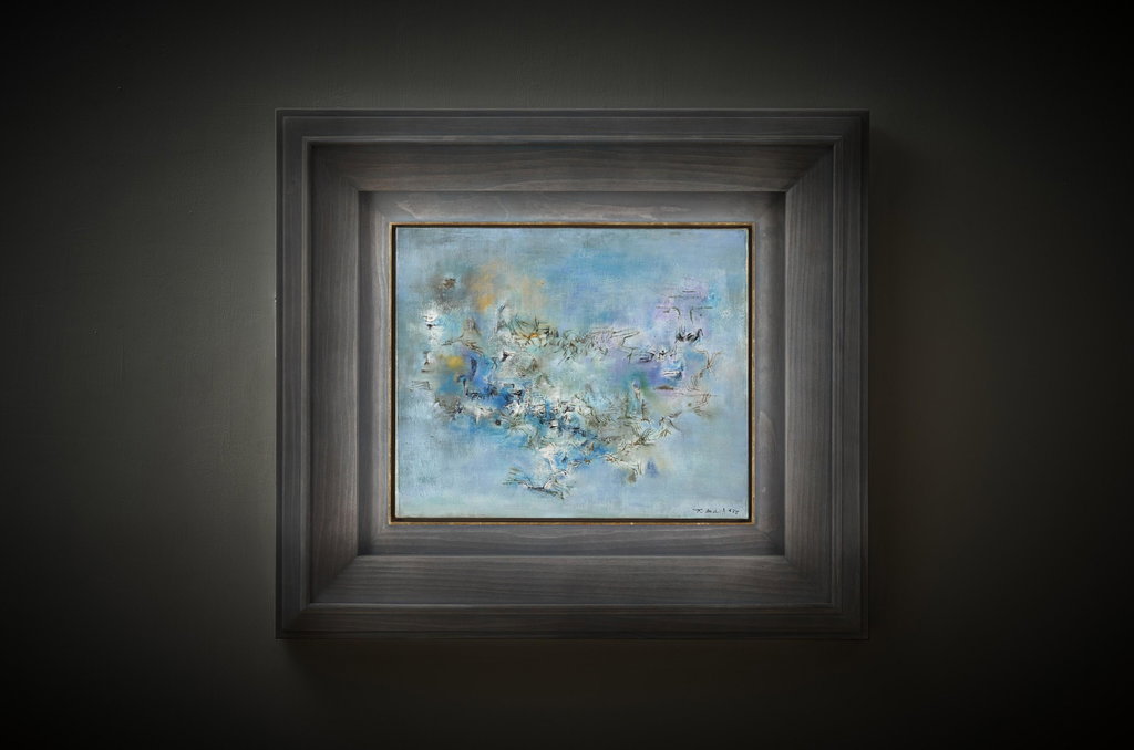 Ville chinoise by Zao Wou-ki sold for $2.61m. Image courtesy of Sotheby's