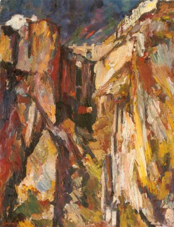 Ronda in the Gorge of the Tajo (1935). Sold for $1.71m in 2006. Image courtesy of Christie's