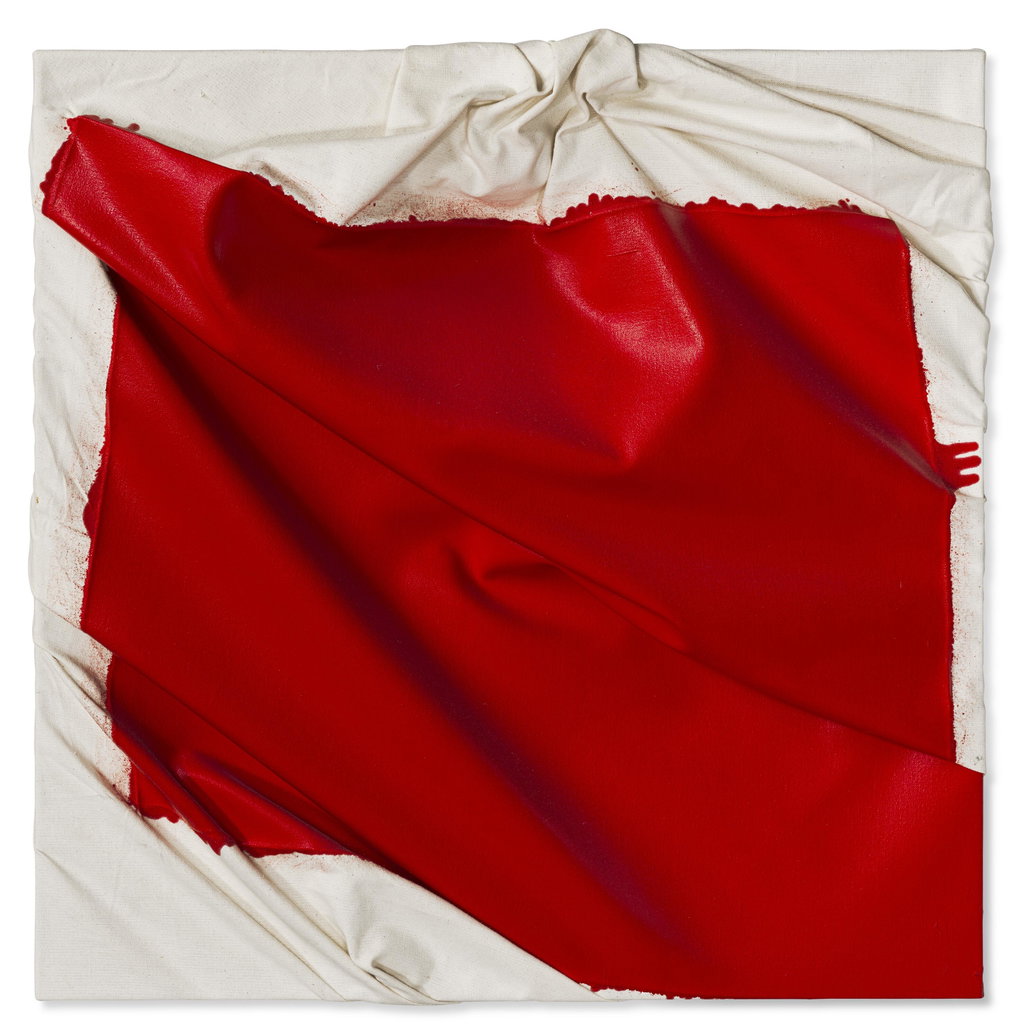 Untitled by Steven Parrino sold for $192,000. Image courtesy of Christie's