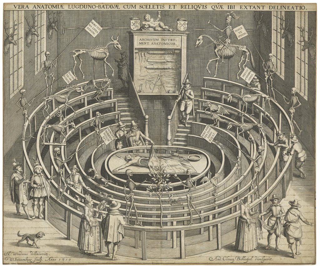 The Anatomical Theatre of the University of Leiden by Willem van Swanenburgh sold for $30,500 (1424% above estimate). Image courtesy of Christie's