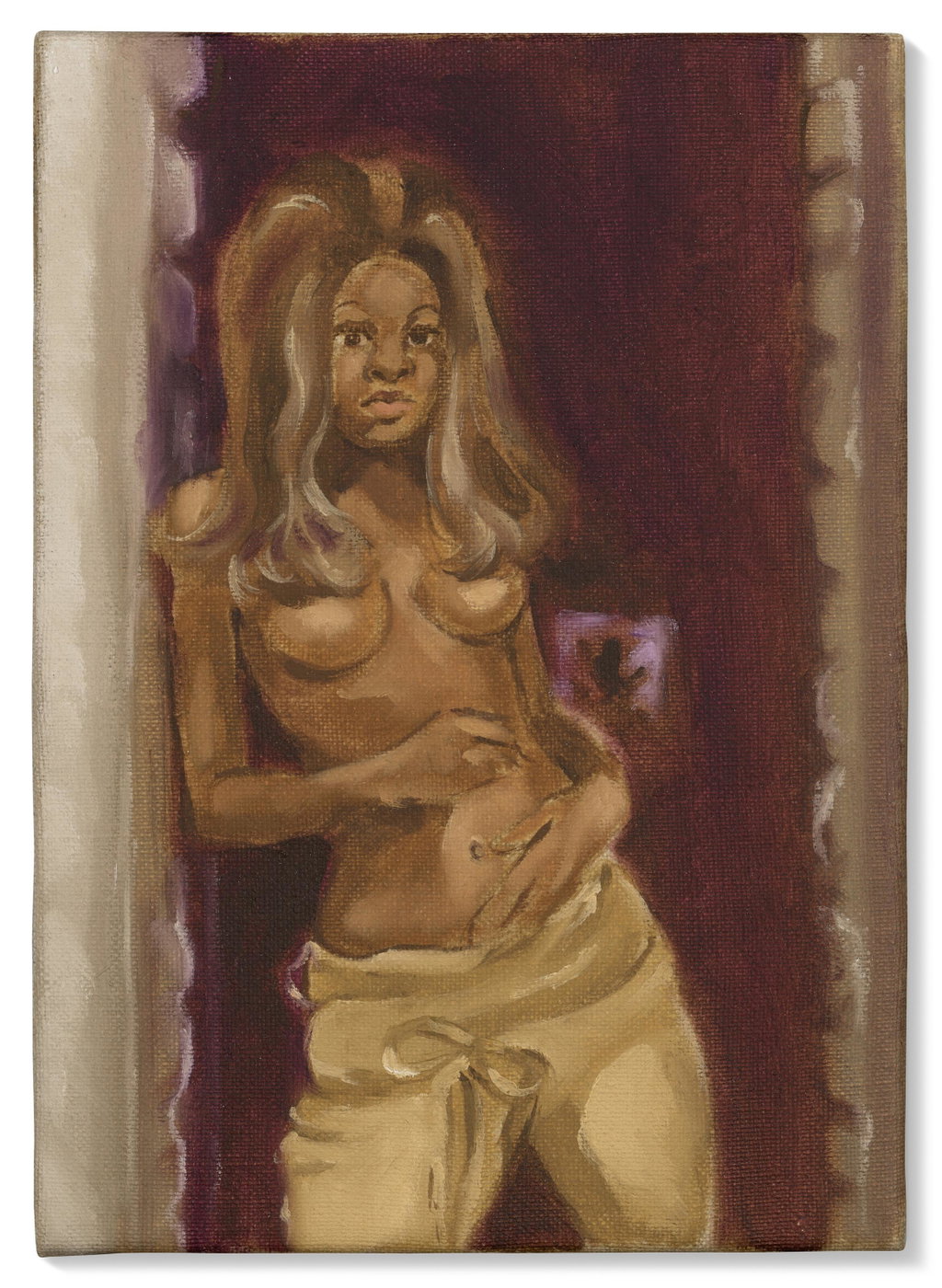 Disjunctive (Wig) (2020). Sold for $76,200 in 2025. Image courtesy of Christie's