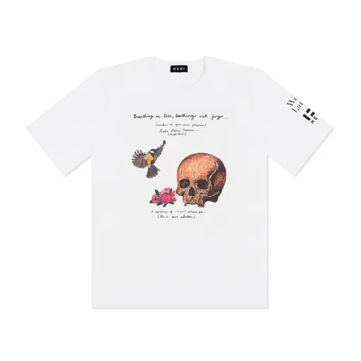 Breathing in love, breathing out joy T-shirt (white)