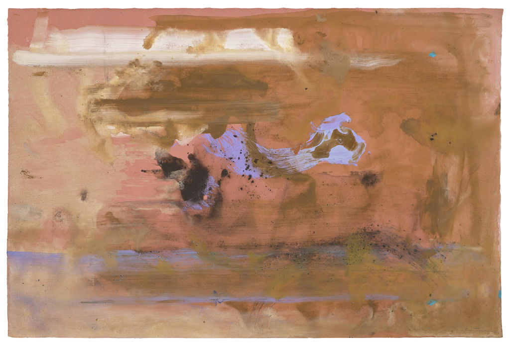 Untitled by Helen Frankenthaler sold for $228,600.
Image courtesy of Phillips