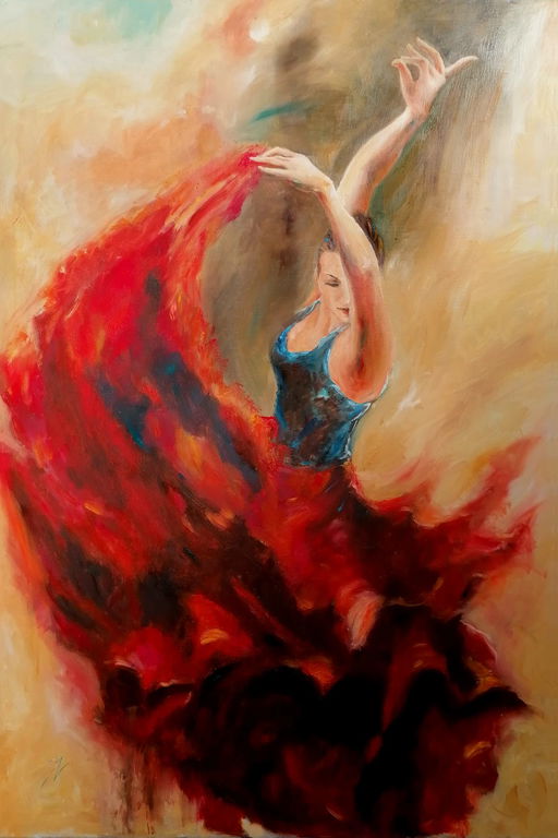 The Emotion of Flamenco Dance Powerfully Captured in the Artwork of Susana Z. Harris