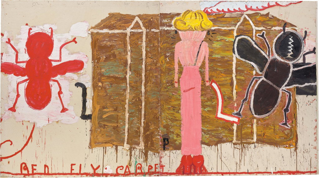 Black Strap (Red Fly) (2014). Sold for $305,200 in 2021. Image courtesy of Phillips