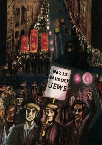 Nazis murder Jews (1936). Sold for $350,000 in 2005. Image courtesy of Christie's