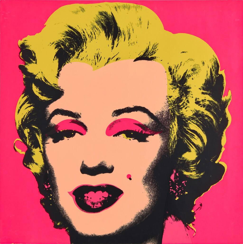 Marilyn Monroe by Andy Warhol sold for $515,300.
Image courtesy of Sotheby's, Online