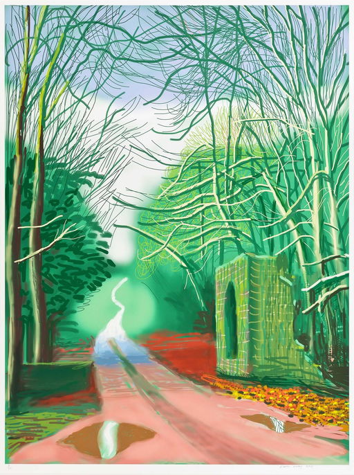 David Hockney Work Heads to Auction