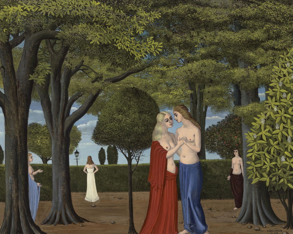 L'Été by Paul Delvaux estimated at $2.04m (low) to $3.4m (high). Image courtesy of Christie's