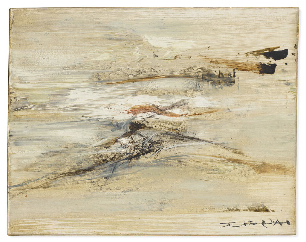 16.4.63 by Zao Wou-ki sold for $305,300.
Image courtesy of Christie's Online