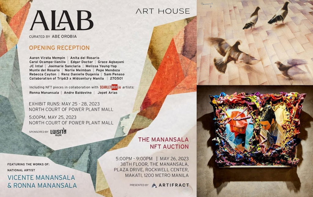 Exhibit to auction NFT works of National Artist Vicente Manansala