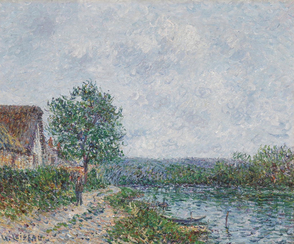 Bord de rivière, la Seine à Porte-Joie (1901). Sold for $56,400 in 1986. Image courtesy of Ader Picard Tajan