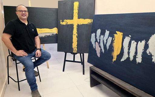 When abstract botanicals and contemporary sacred art converge