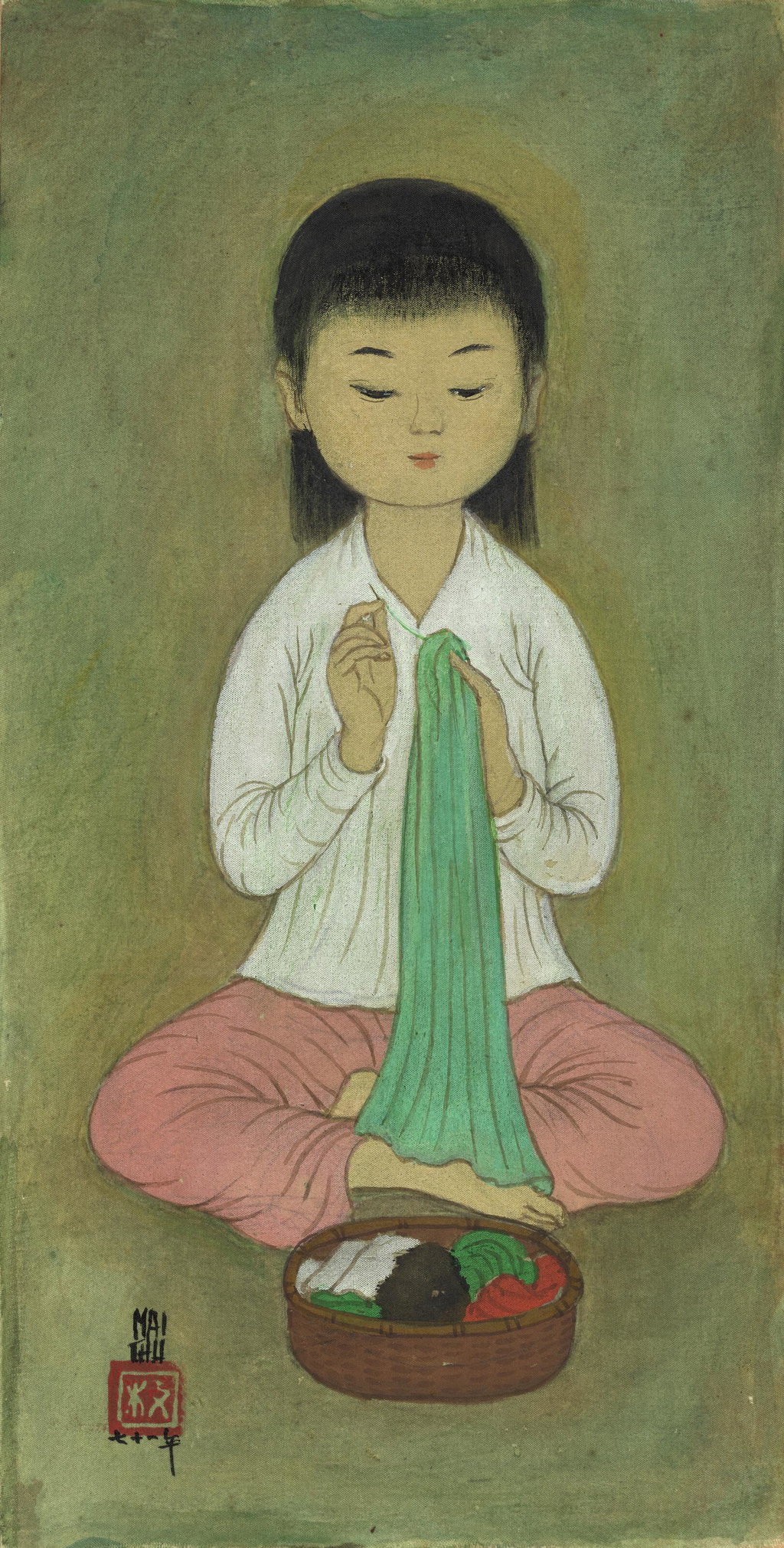 La Couture (Sewing). Image courtesy of Christie's