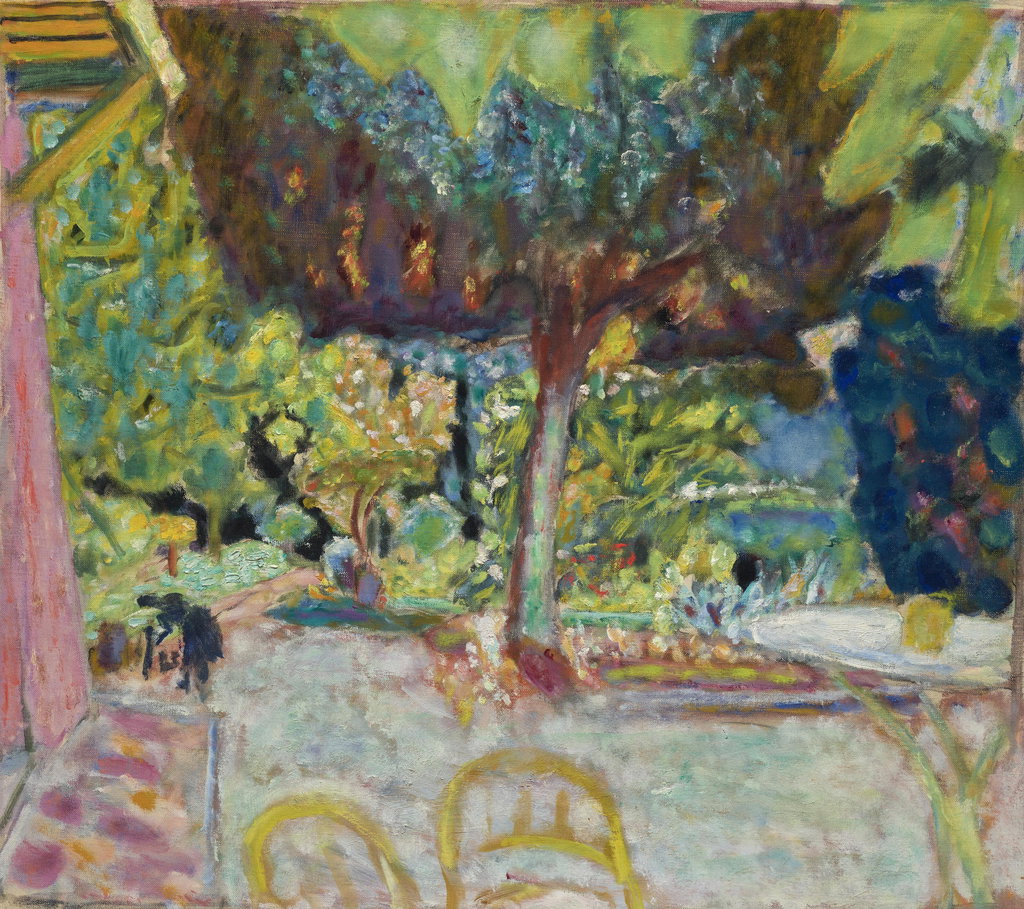 Midday in the Garden by Pierre Bonnard sold for $890,600. Image courtesy of Christie's