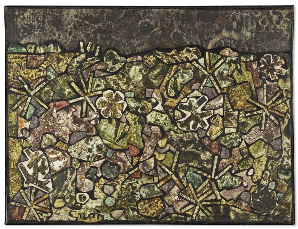 Garden of Gnawed Blèche by Jean Dubuffet sold for $581,700. Image courtesy of Christie's