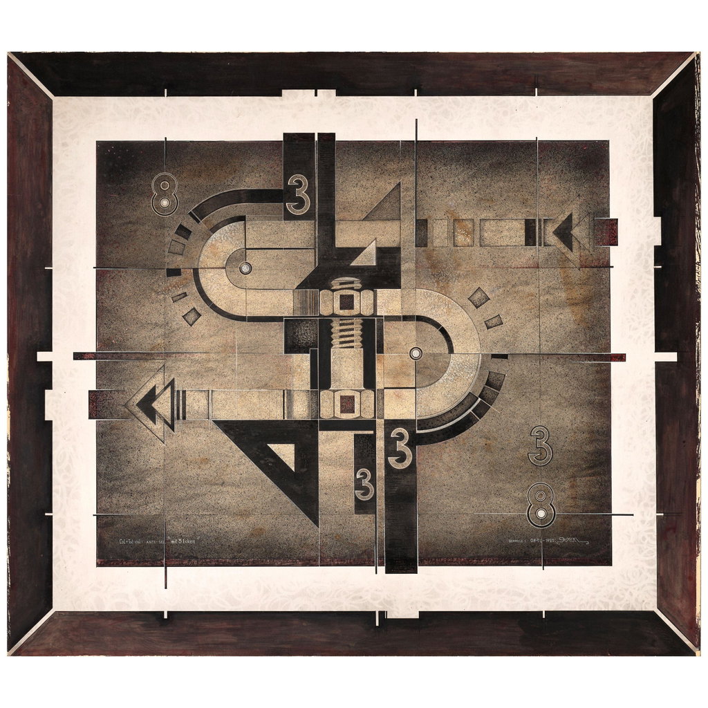 Anti-stillben Mit 3 Ecken by Robert Michel sold for $41,000. Image courtesy of Bonhams