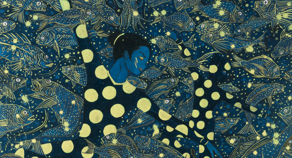 Marcel Dzama: Into the Blue at Sies + Höke in Dusseldorf