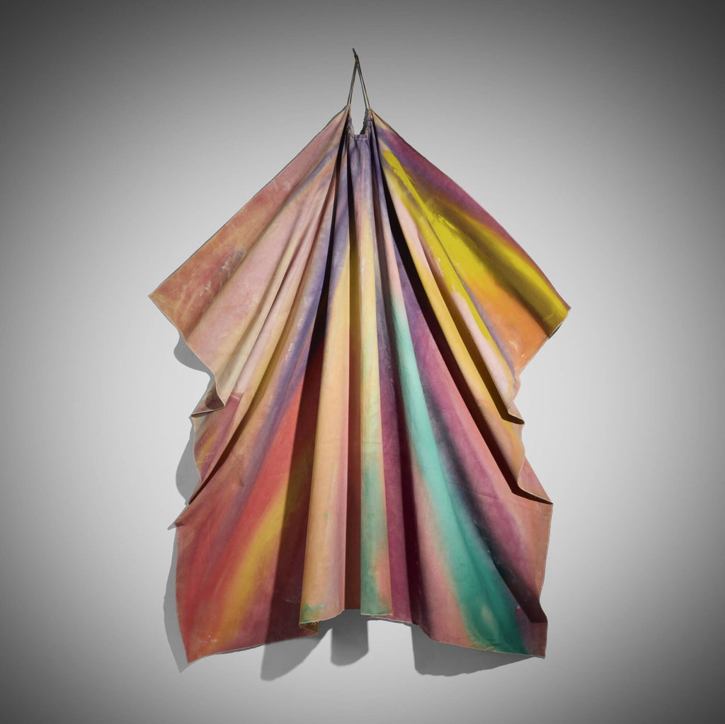 Sun Woman by Sam Gilliam sold for $409,600. Image courtesy of Rago