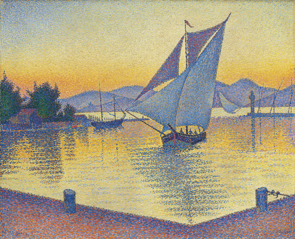 Le Port Au Soleil Couchant, Opus 236 (saint-tropez). Image courtesy of Christie's