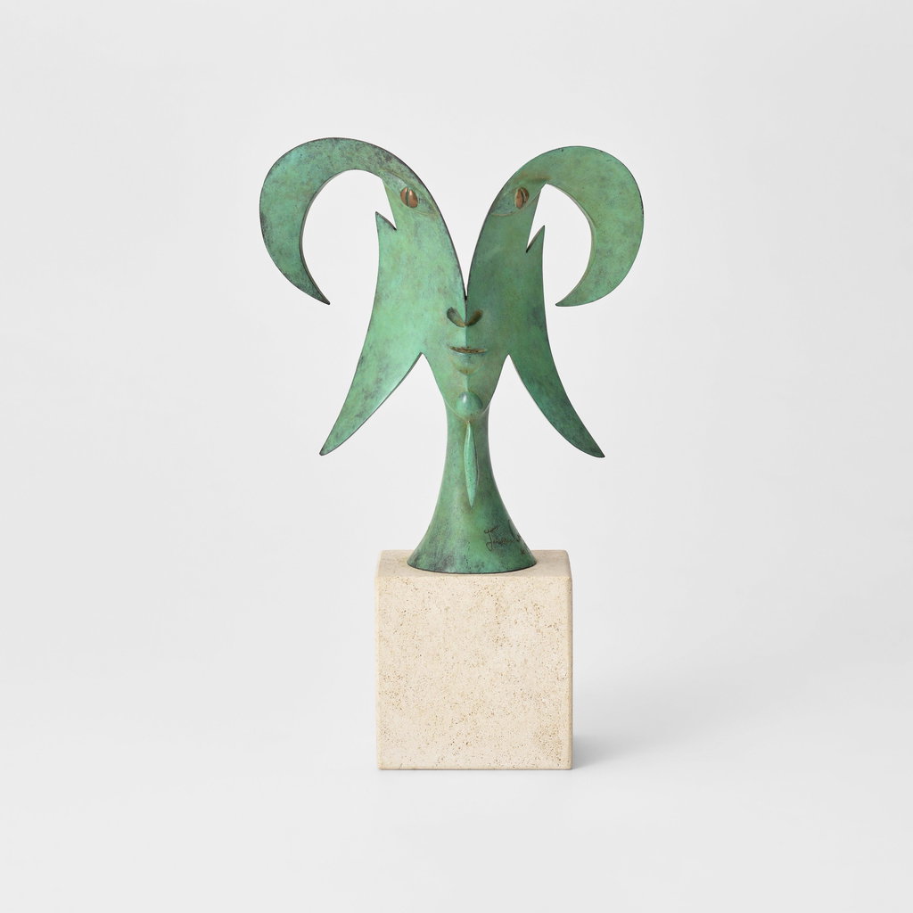 Chèvre-pied (Goat's Foot) by Jean Cocteau sold for $26,000. Image courtesy of Phillips
