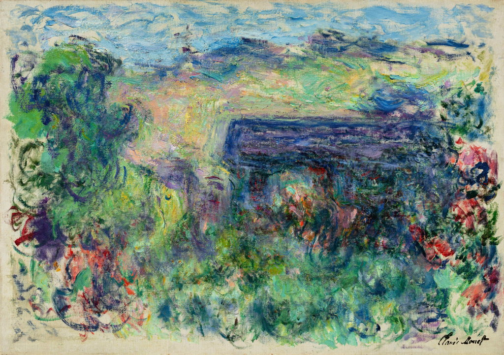 La maison à travers les roses by Claude Monet sold for $2.86m. Image courtesy of Sotheby's