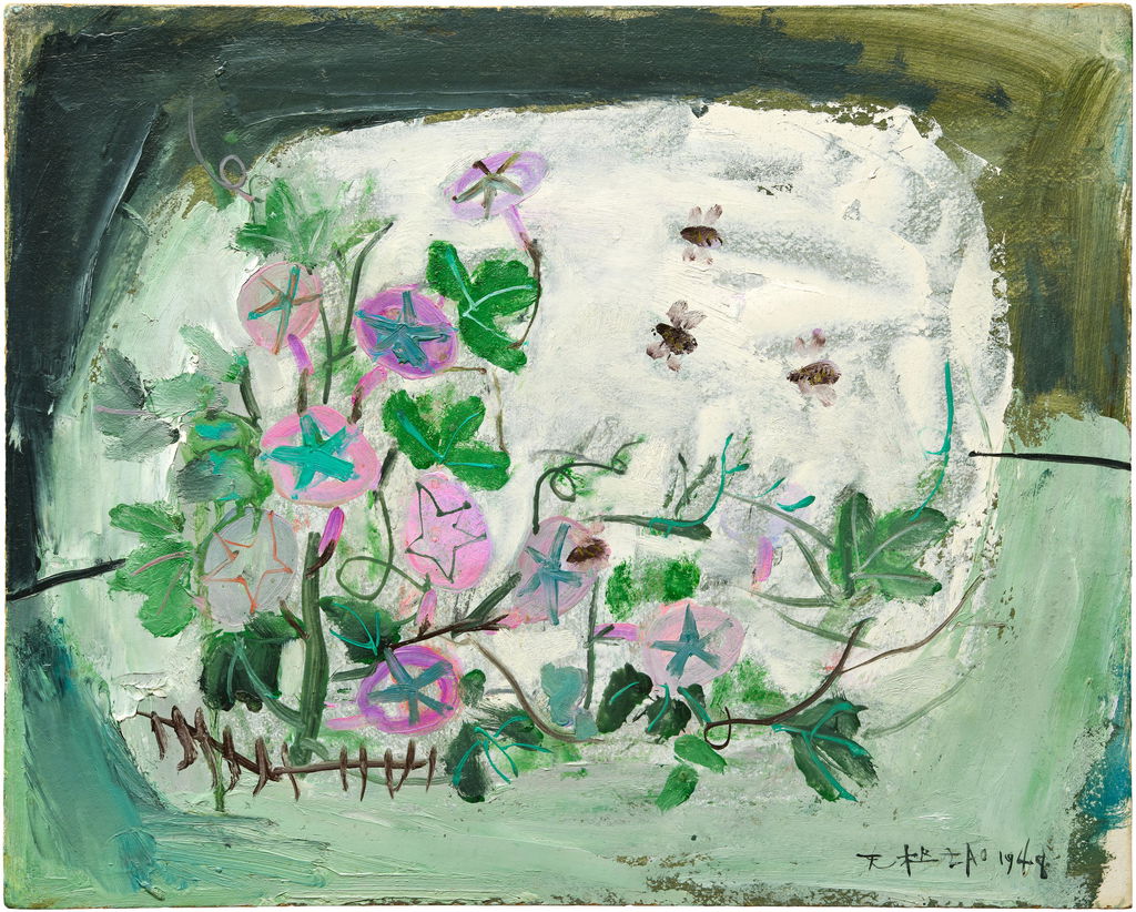 Untitled by Zao Wou-ki sold for $364,800.
Image courtesy of Phillips