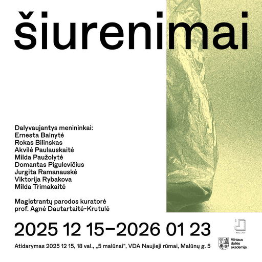 Exhibition 'Rustling pages' at the gallery 5 malūnai