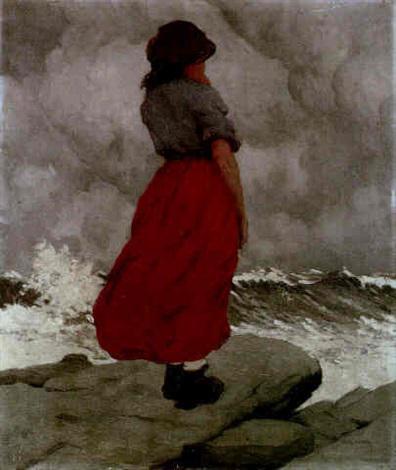 The watcher (Undated). Sold for $273,200 in 1997. Image courtesy of Phillips