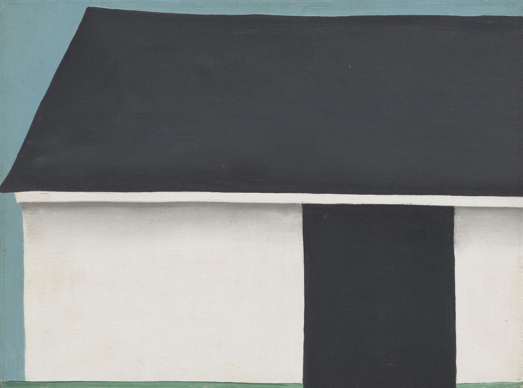 Canadian Barn by Georgia O'Keeffe estimated at $500,000 (low) to $700,000 (high). Image courtesy of Christie's