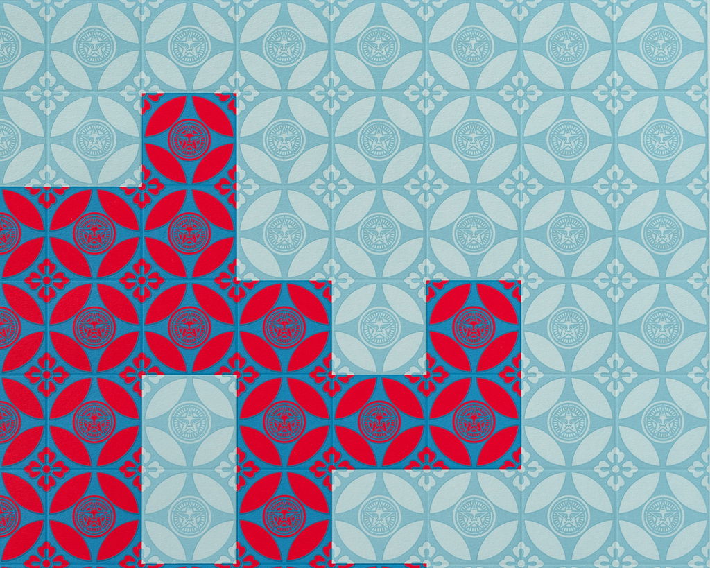 Positive Space/Negative Space (Red/Blue) image #3