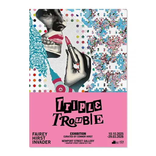 Triple Trouble Poster - Pink