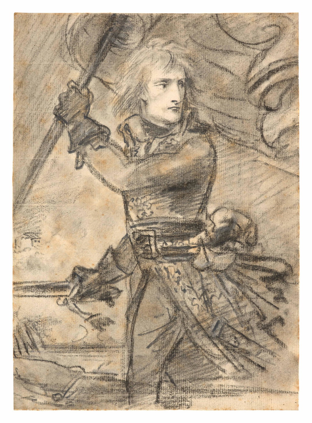 General Bonaparte at the Bridge of Arcole on November 15, 1796 by Antoine Jean, Baron Gros sold for $260,900. Image courtesy of Artcurial